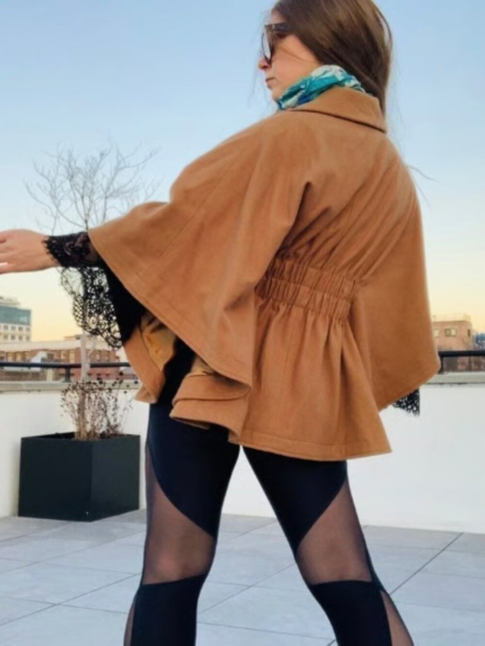 Vince Camuto Flare Lace Sleeves Sweater - Picture 4 of 12